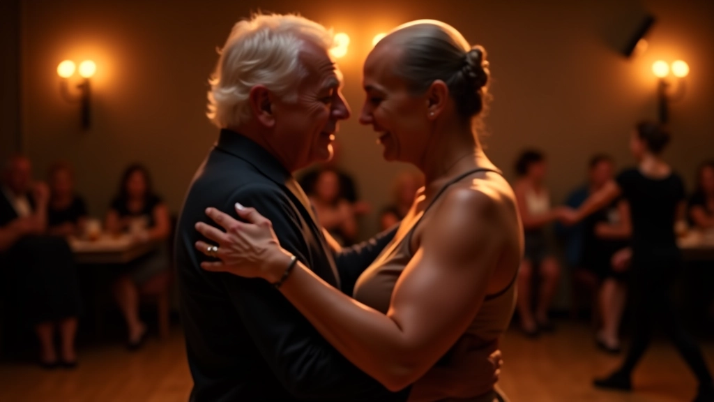Two dancers demonstrating proper dance frame and respectful connection during a bachata dance