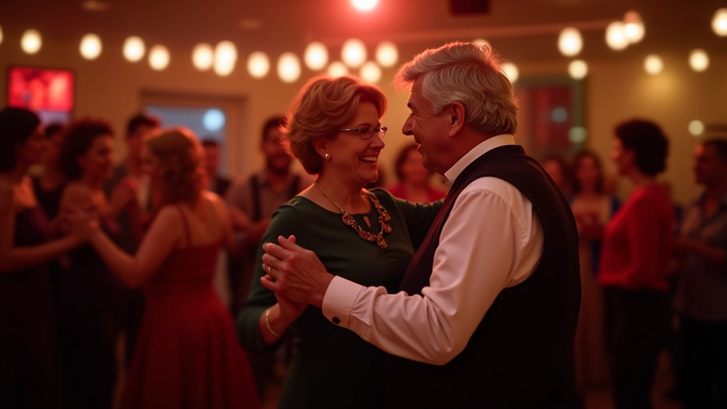 Adults dancing bachata at a social event